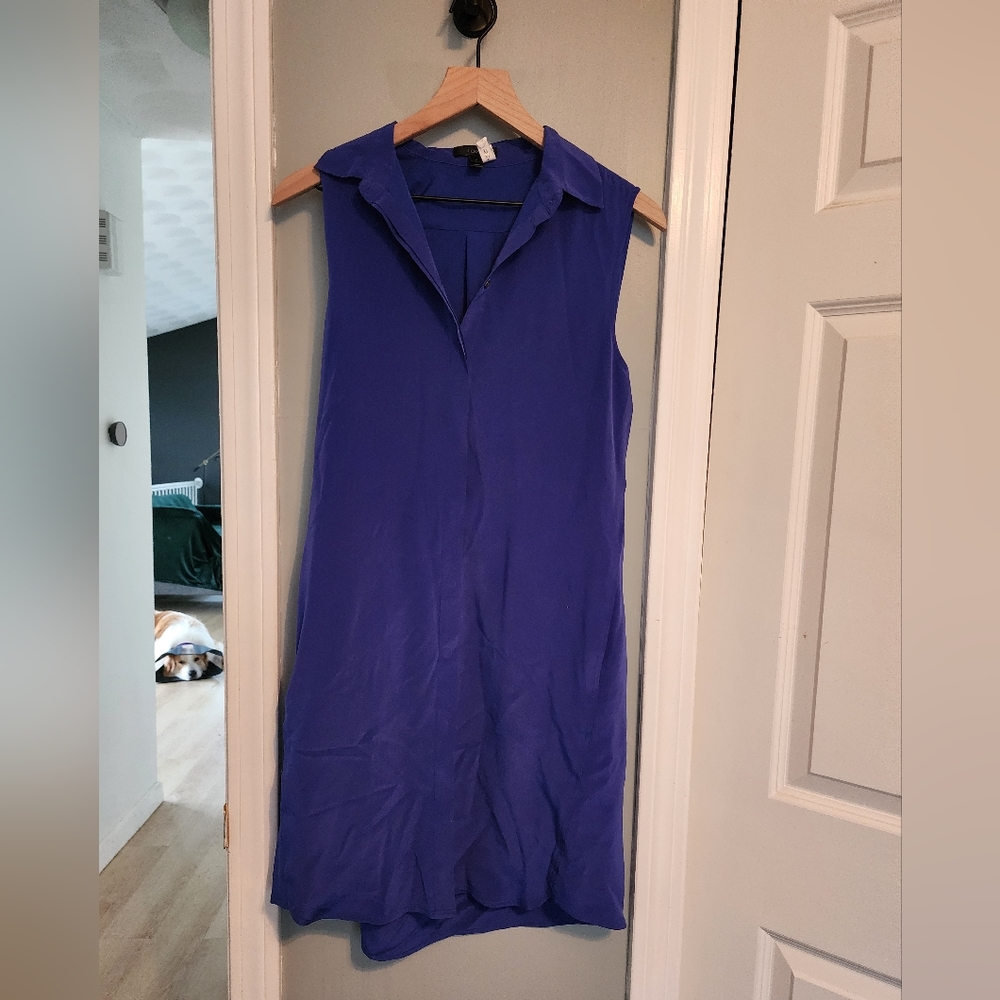 J crew button up dress